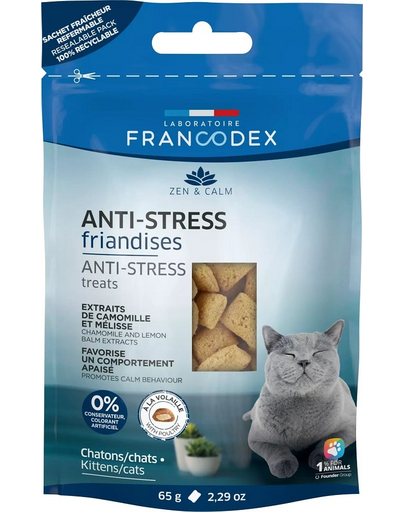 FRANCODEX Snack antistres pentru pisici 65 g