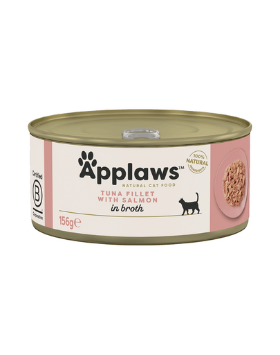 APPLAWS Cat Filet Conserva mancare pisica adulta,cu ton si somon 156 g