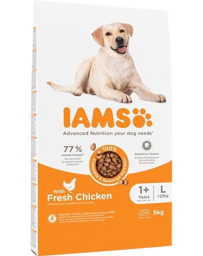 IAMS For Vitality Hrana uscata cu pui pentru cainii adulti de talie mare 5kg