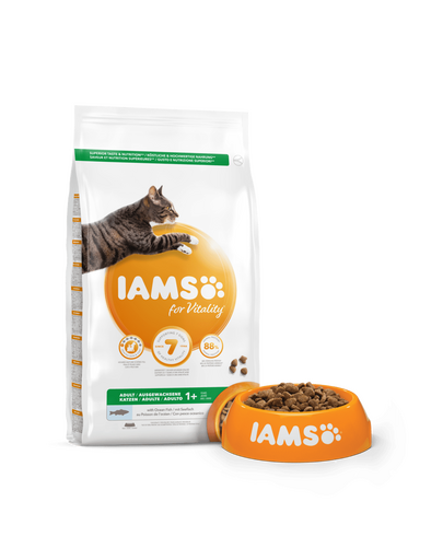 IAMS for Vitality pentru pisici adulte, cu pește oceanic 3 kg