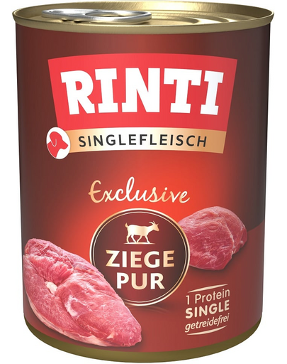 RINTI Singlefleisch Exclusive Goat Pure conserva monoproteina pentru caini 800 g capra