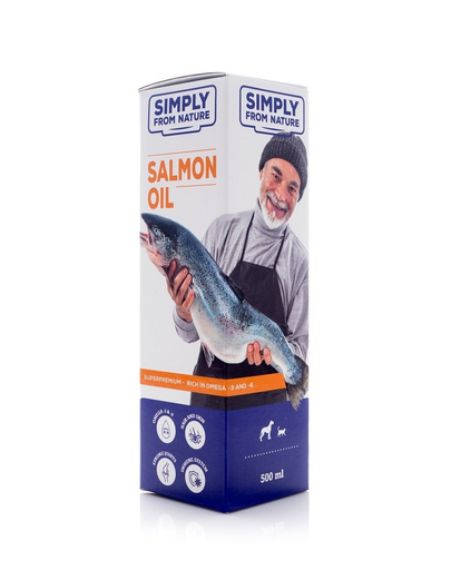 SIMPLY FROM NATURE Salmon oil Ulei de somon pentru caini si pisici 500 ml