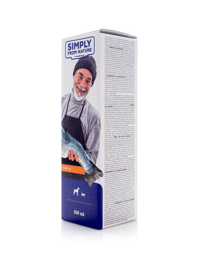 SIMPLY FROM NATURE Salmon oil Ulei de somon pentru caini si pisici 500 ml