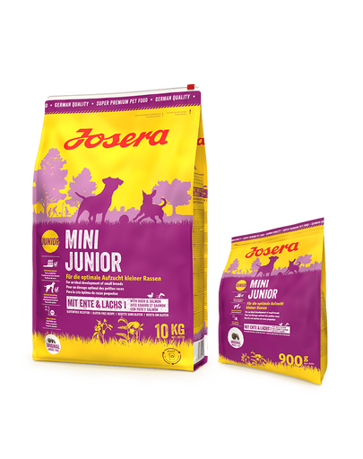 JOSERA Mini Junior 10kg hrana catelusi rasa mica + 900g GRATIS