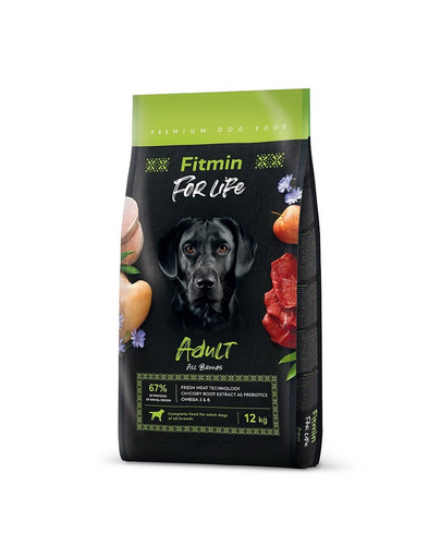 FITMIN Dog For Life Adult 12kg hrana caine adult