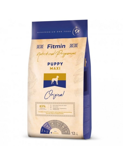 FITMIN Dog Maxi Puppy 12 kg hrana superpremium pentru catei de rase mari