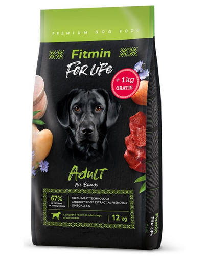 FITMIN Dog For Life Adult 12 + 1 kg