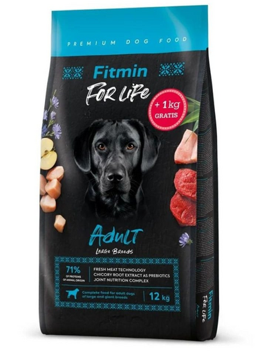 FITMIN Dog For Life Adult large breed 12 + 1 kg