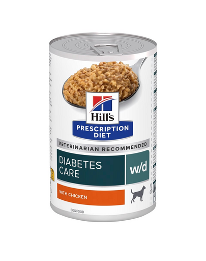 HILL'S Prescription Diet Canine w/d Diabetes Care Hrana umeda caini diabetici, cu pui 370 g