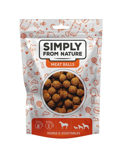 SIMPLY FROM NATURE Meat Balls recompense caini 3x80 g cal si legume