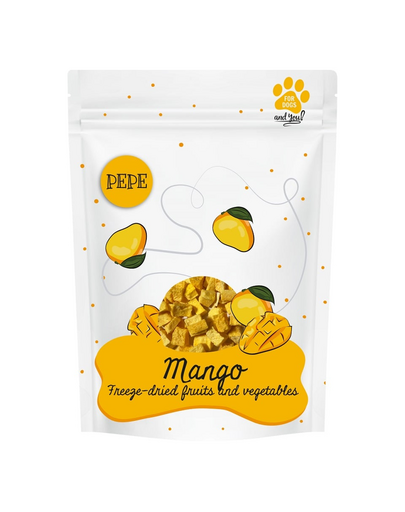 PAKA ZWIERZAKA PEPE Freeze-dried mango pentru caini liofilizat 20 g