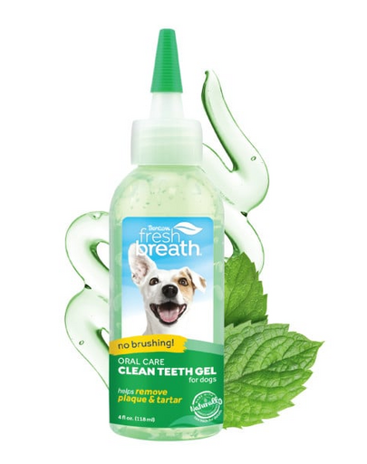 TROPICLEAN Fresh Breath Clean Teeth Oral Care Gel Dog 118ml Gel pentru igiena orala a cainilor