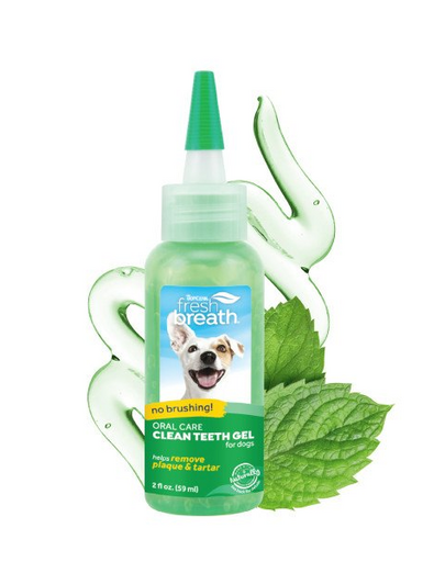 TROPICLEAN Fresh Breath Clean Teeth Oral Care Gel Dog 59ml Gel igiena orala pentru caini