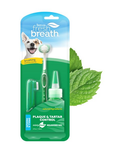 TROPICLEAN Fresh Breath Oral Care Small Dog Kit 59ml kit igiena orala pentru caini de talie mica si medie