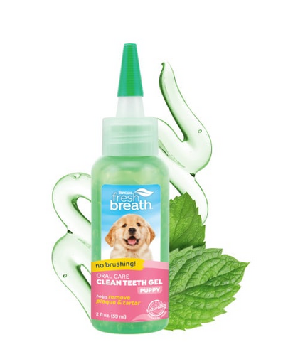 TROPICLEAN Fresh Breath Clean Teeth Oral Care Gel Puppy 59ml Gel igiena orala catelusi