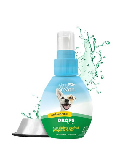 TROPICLEAN Fresh Breath Oral Care Drops for Dogs 65ml Picaturi ingrijire orala caini