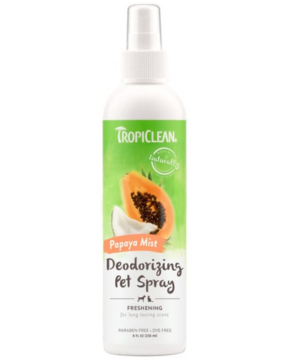 TROPICLEAN Papaya Mist Deodorizing Spray 236ml spray pentru caini si pisici