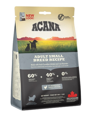 ACANA Adult Small Breed 3x340g aliment uscat pentru caini adulti rasa mica