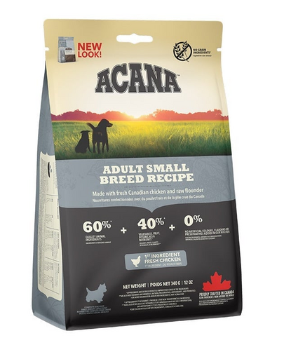 ACANA Adult Small Breed 3x340g aliment uscat pentru caini adulti rasa mica