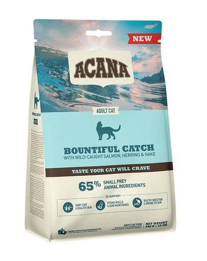 ACANA Bountiful Catch Cat 340g hrana cu peste pentru pisici adulte