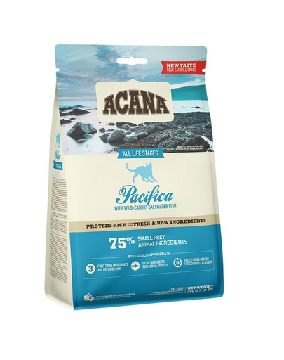 ACANA Pacifica Cat 3x340g saci hrana pisici, cu peste