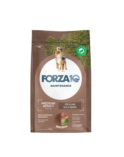 FORZA10 Medium Adult Maintenance Lamb Rice 12 kg hrana caine talie medie