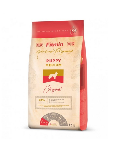 FITMIN Dog Medium Puppy 12 kg hrana pentru catei de rase de talie medie