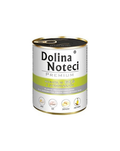 DOLINA NOTECI Premium cu Gasca si Cartofi 800g