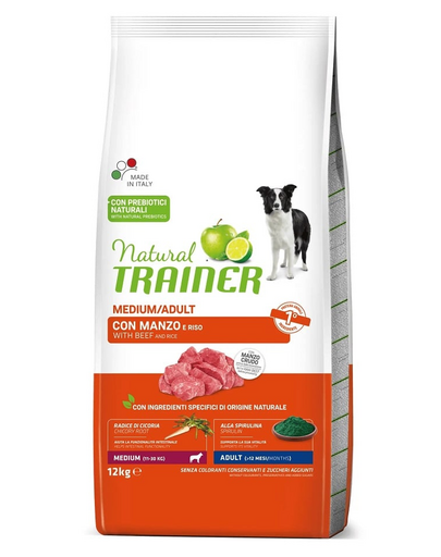 TRAINER Natural Medium Adult cu vita 12kg hrana caini