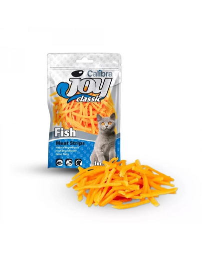 CALIBRA Cat Joy Classic Fish Strips 70 g fasii peste pentru pisici