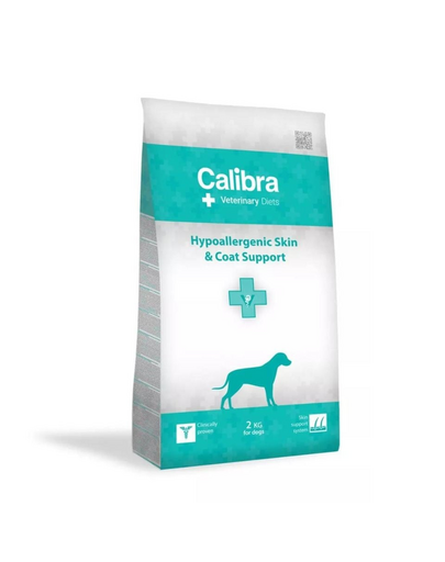 CALIBRA Veterinary Diet Dog Hypoallergenic Skin&Coat Support 2 kg dieta pentru caini