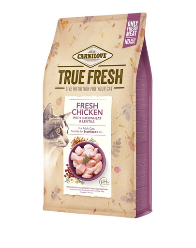 CARNILOVE Cat True Fresh Chicken 340 g hrana pentru pisica, cu pui