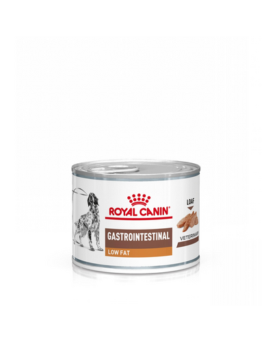 ROYAL CANIN Veterinary Gastrointestinal Low Fat 12 x 200 g pentru caini cu tulburari gastrointestinale