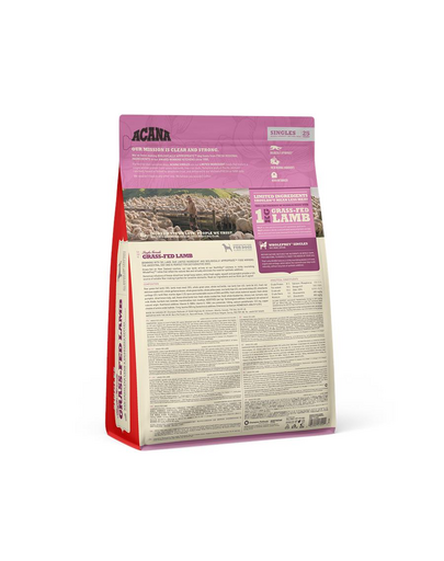 ACANA Grass-Fed Lamb hrana uscata caini toate rasele si varstele, cu miel 2 kg