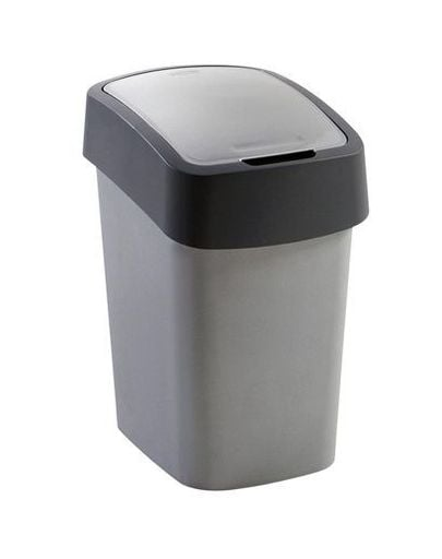 CURVER Cos de gunoi "FLIP BIN" 9 L argintiu/grafit