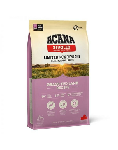 ACANA Grass-Fed Lamb 11.4 kg hrana uscata caini toate rasele si varstele, cu miel