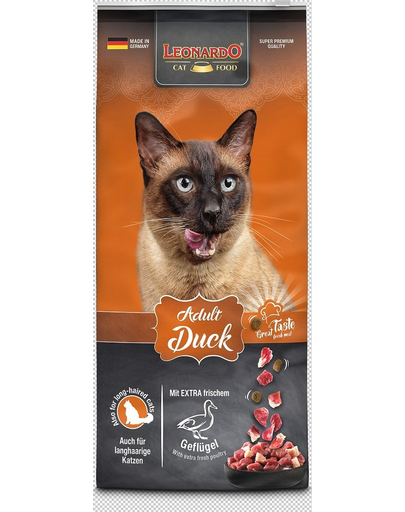 LEONARDO Adult Duck&Rice hrana uscata pisici adulte, rata si orez 15 kg