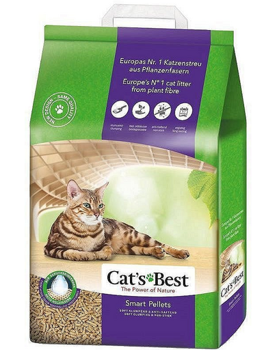 JRS Cat\'S Best Smart Pellets Peleti din lemn pentru litiera 10 L (5 kg)