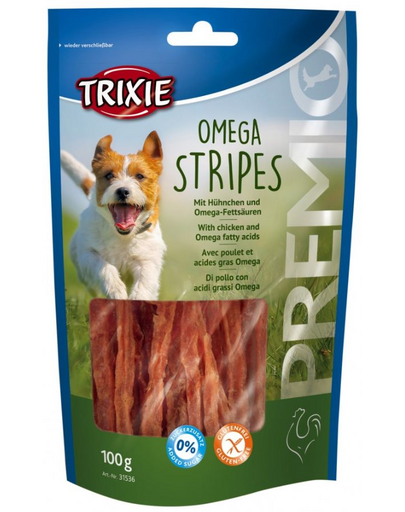 Trixie Strips Premio Omega cu pui 100 g