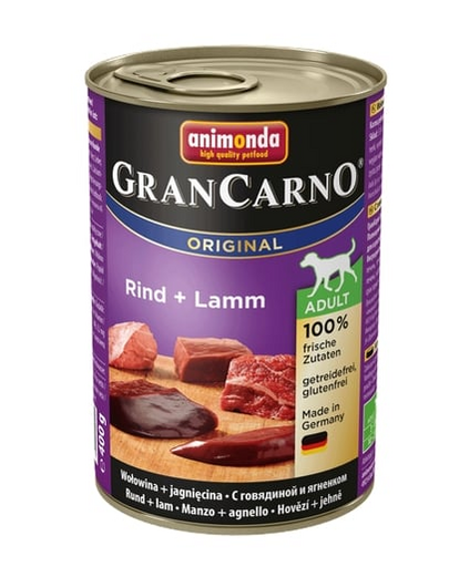 ANIMONDA Grancarno Adult vită și miel 800 gr