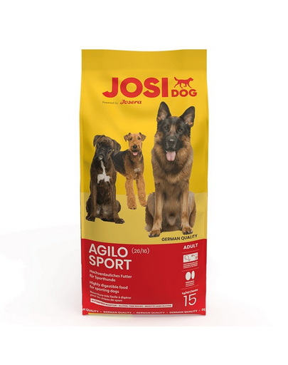 JOSERA JosiDog Agilo Sport 15kg + Frisbee GRATIS