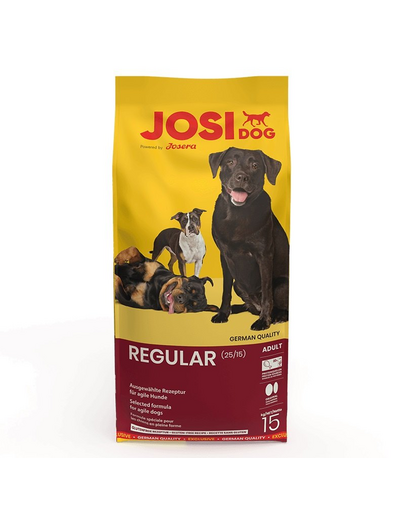 JOSERA JosiDog Regular Adult 15 kg + Frisbee GRATIS