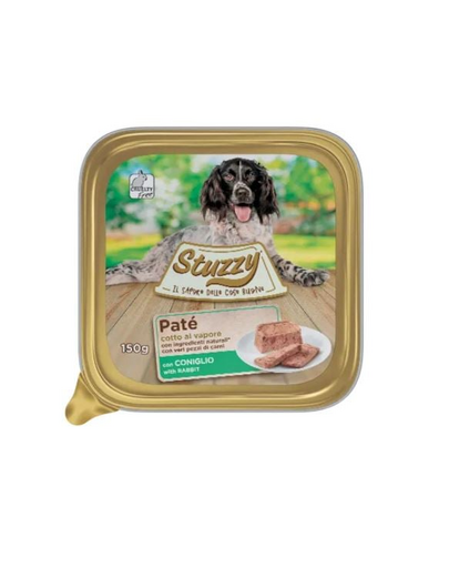 STUZZY Pate hrana umeda pentru caini, cu iepure 150 g