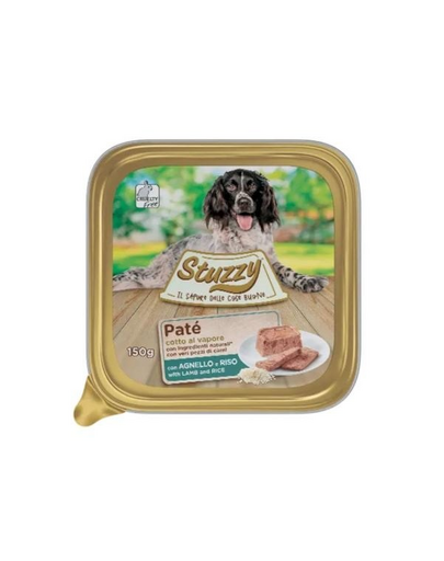 STUZZY Pate hrana umeda pentru caini, cu miel si orez 150 g