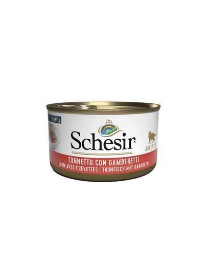 SCHESIR Ton cu shrimp în aspic 85 g