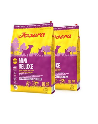 JOSERA Mini Deluxe 2x10 kg hrana caini adulti de rase miniaturale