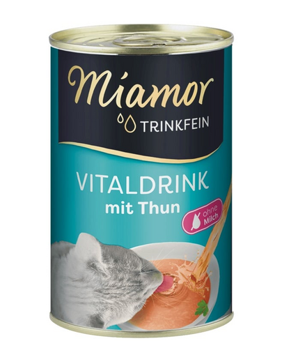 MIAMOR Trinkfein Snack lichid cu ton, pentru pisica 12x135 g