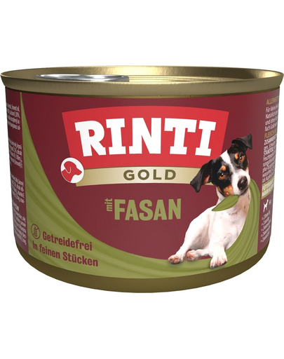 RINTI Gold Pheasant Mini hrana cu fazan pentru caini 185 g