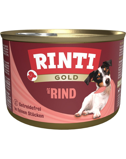 RINTI Gold Beef Mini Vita hrana pentru rase mici 185 g