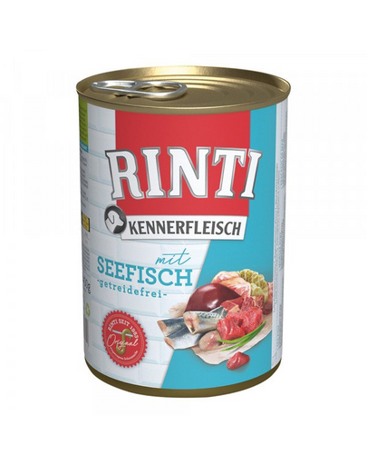 RINTI Kennerfleisch Hrana umeda caini, cu peste marin 400 g